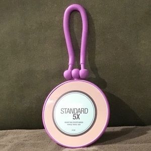 Conair Soft Touch Hand Held Round Mirror - 1x/5x - Purple